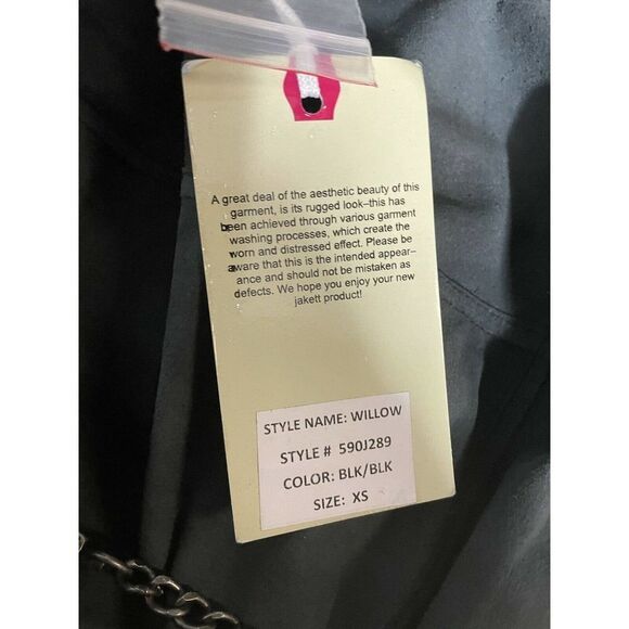 Free People Jakett Willow Peplum Size XS Leather Suede Black Womens Jacket - Picture 10 of 11